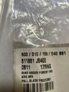 Neuer authentischer GUCCI Anger Forest Wolf Head Silberring Größe 8,25 US (17) Italien