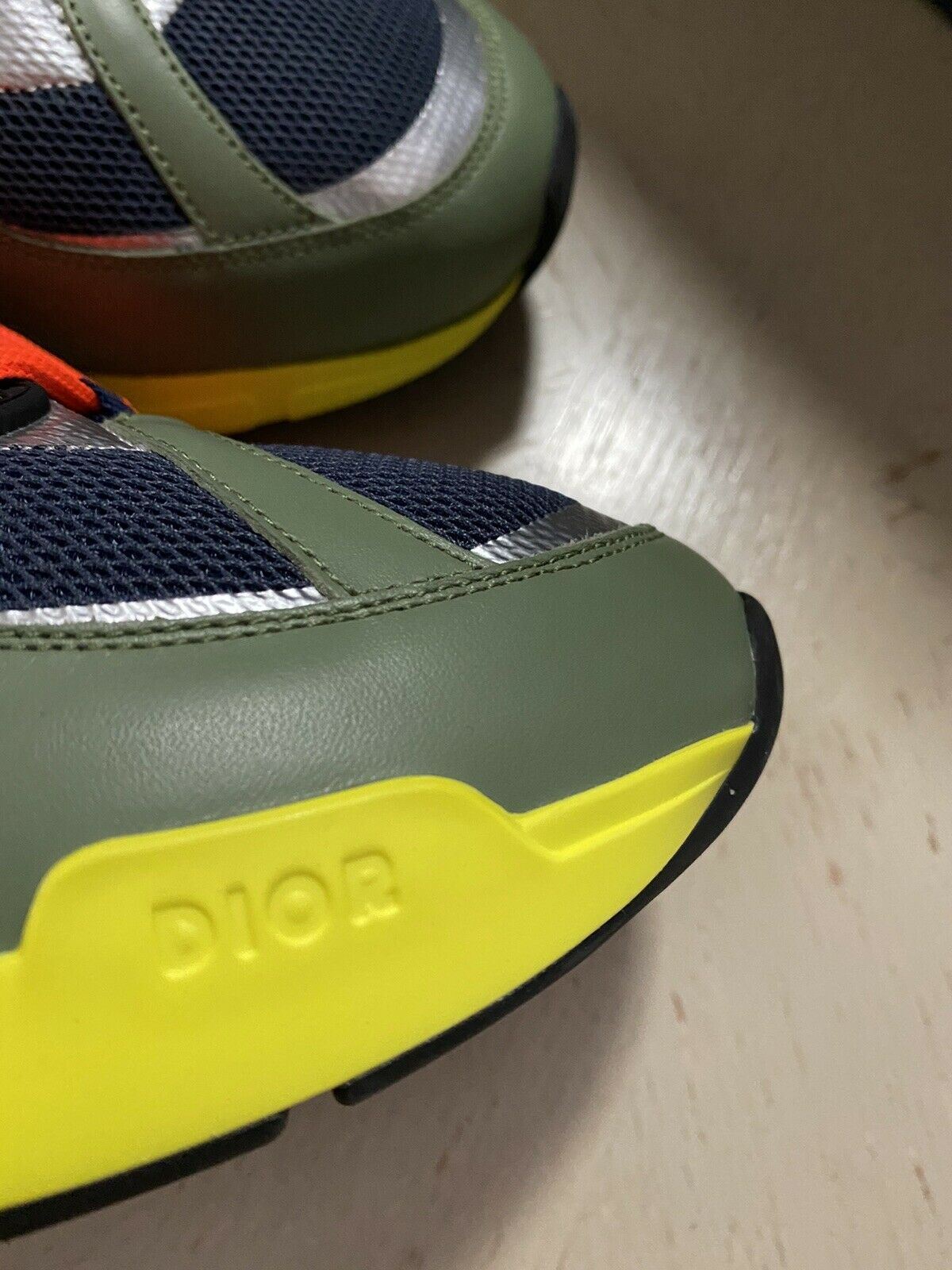 New $1050 Dior B24 Men’s Sneakers Shoes Green/Yellow 7 US/40 Eu Italy