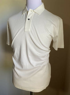Neu mit Etikett: 490 $ Bottega Veneta Herren-Poloshirt Creme L US (52 Eu) Italien