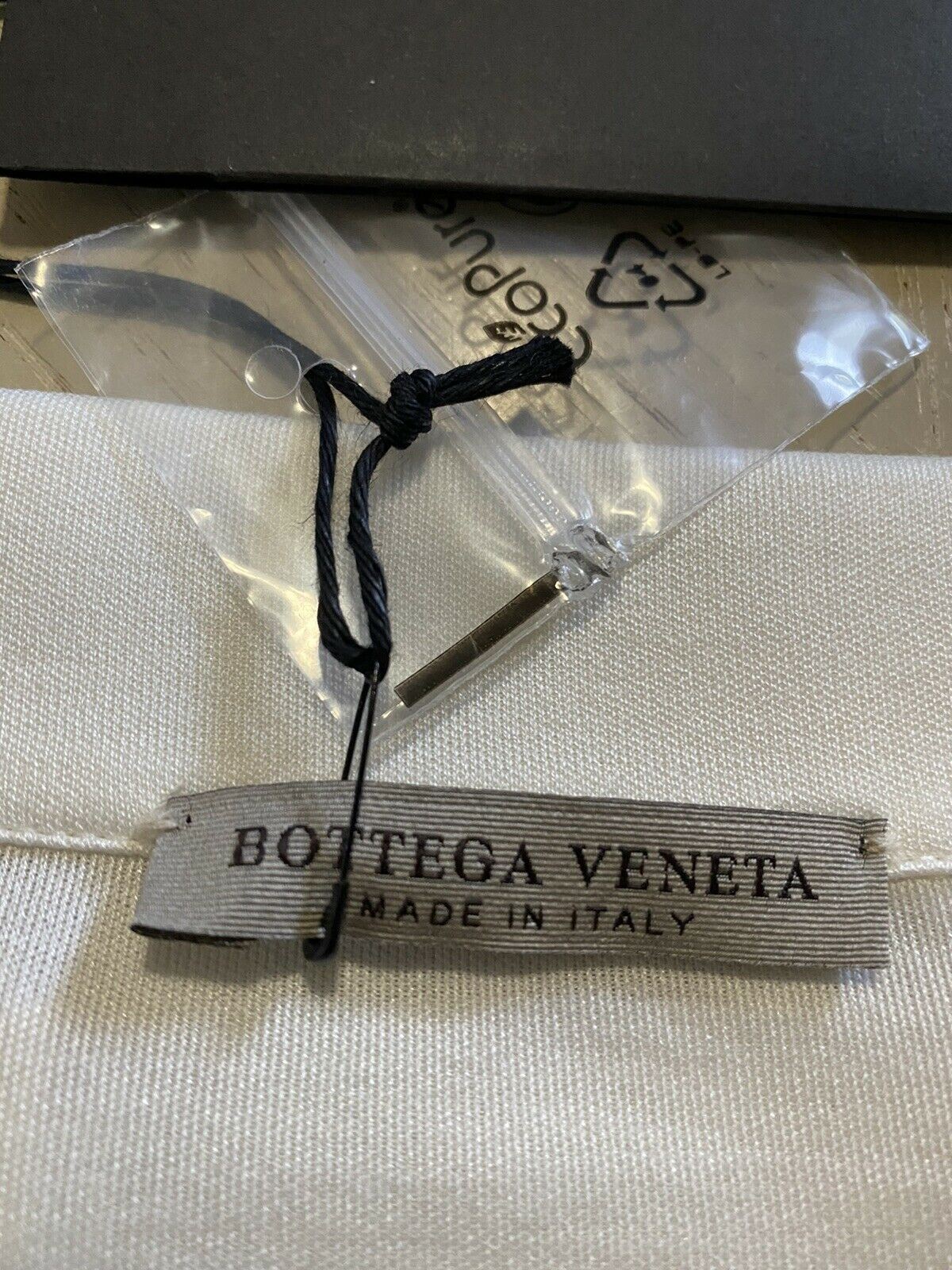 Neu mit Etikett: 490 $ Bottega Veneta Herren-Poloshirt Creme L US (52 Eu) Italien