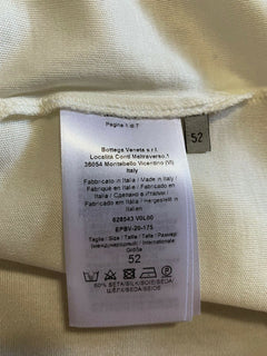 Neu mit Etikett: 490 $ Bottega Veneta Herren-Poloshirt Creme L US (52 Eu) Italien