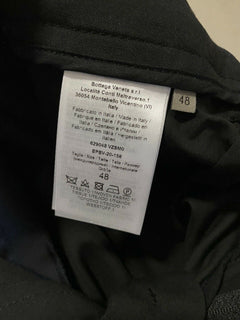 Neu mit Etikett: 690 $ Bottega Veneta Herrenhose Schwarz 32 US (48 Eu) Italien
