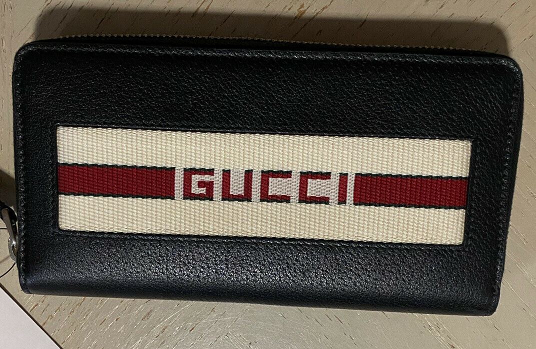 Neue große Gucci-Geldbörse für 870 $, Gucci Monogram Black 408831, Italien