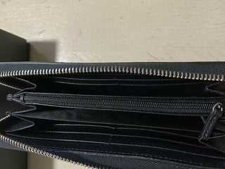 New $870 Gucci Large Wallet Gucci Monogram Black 408831 Italy
