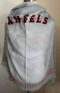 NWT $900 Gucci Men’s Shawl Angels Scarf Lead/Red Italy