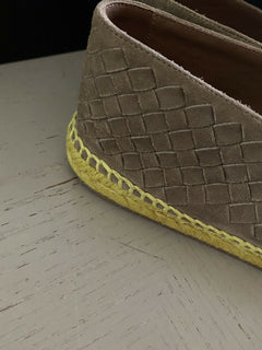 New Bottega Veneta Men Suede Espadrille Shoes LT Brown 10 US ( 43 Eu )