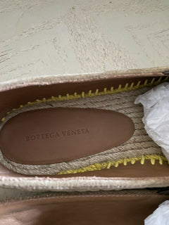 New Bottega Veneta Men Suede Espadrille Shoes LT Brown 11 US ( 44 Eu )