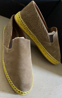 New Bottega Veneta Men Suede Espadrille Shoes LT Brown 8 US ( 41 Eu )