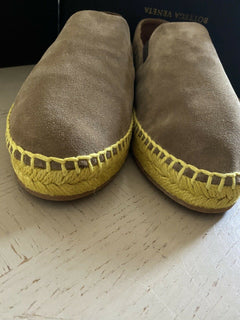 Neu Bottega Veneta Herren Wildleder Espadrille Schuhe LT Braun 13 US (46 Eu)