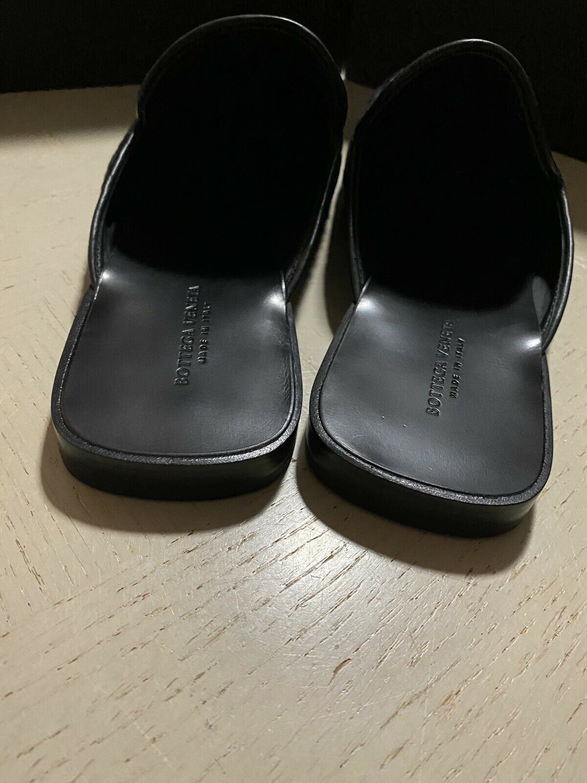 NIB Bottega Veneta Herren Slipper Sandale Schuhe Schwarz 6 US/39 Eu Italien