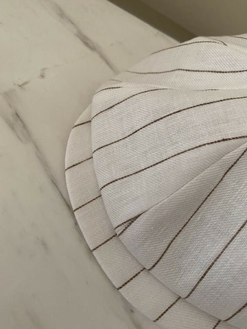 Neu mit Etikett Brunello Cucinelli Herren-Leinen-Apfelmütze in Größe (M) Italien