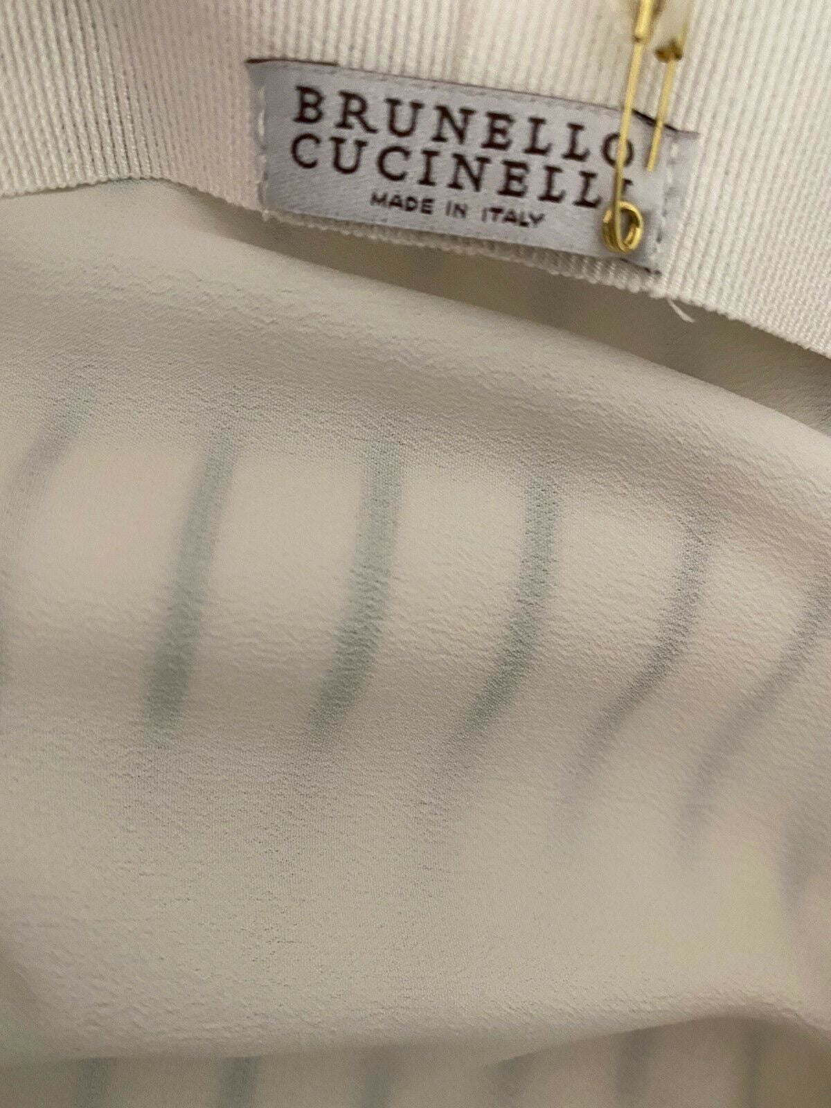 Neu mit Etikett: Brunello Cucinelli Girl Marine Cap, Hut, Weiß/Blau, Größe 6