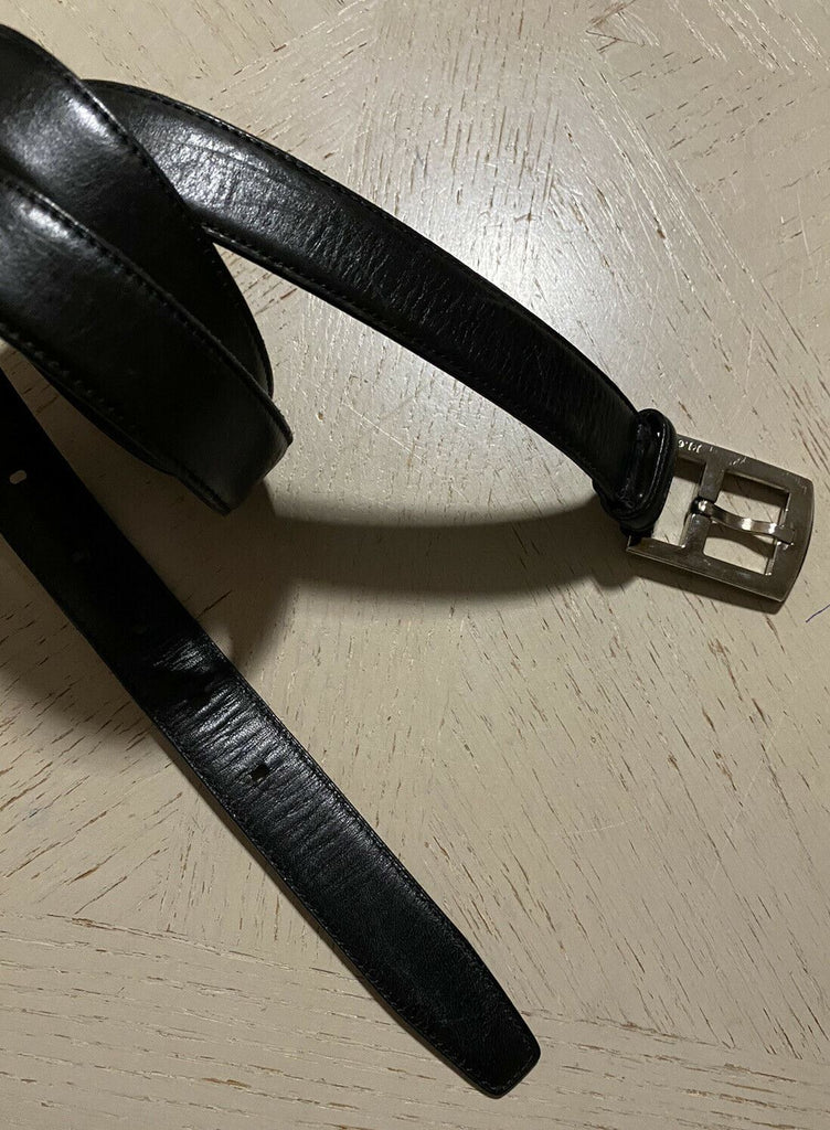 Ralph Lauren Herren-Gürtel aus echtem Leder, Schwarz, 36/90, Italien