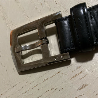 Ralph Lauren Herren-Gürtel aus echtem Leder, Schwarz, 36/90, Italien
