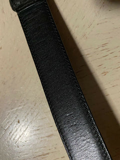 Ralph Lauren Herren-Gürtel aus echtem Leder, Schwarz, 36/90, Italien