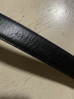 Ralph Lauren Herren-Gürtel aus echtem Leder, Schwarz, 36/90, Italien