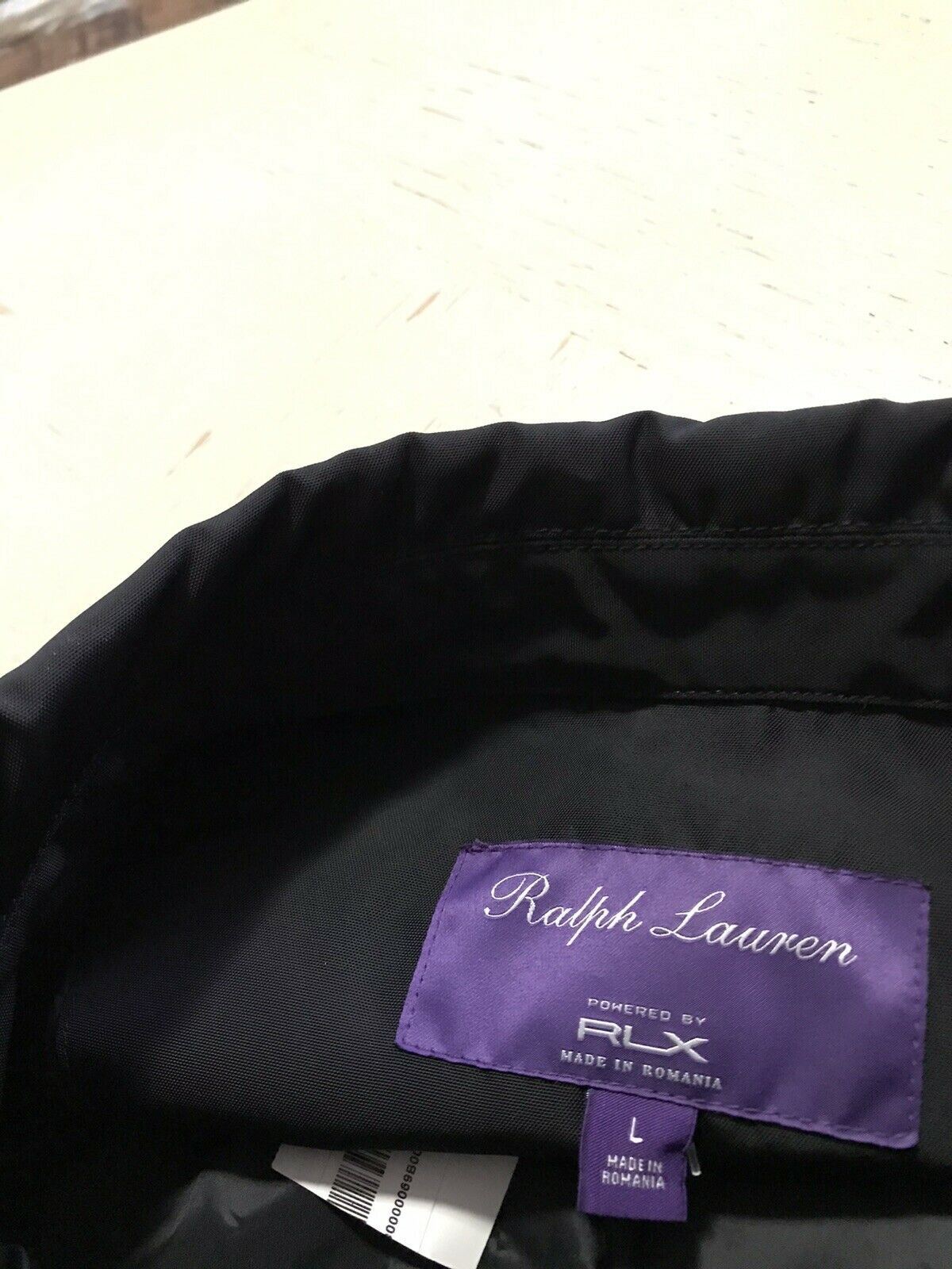 Neuer Ralph Lauren Purple Label (RLX) Herrenmantel Schwarz Größe L