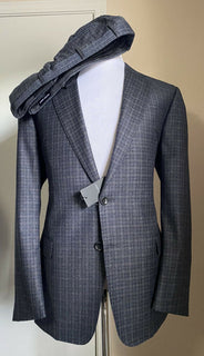 Neuer 4500 $ Giorgio Armani Herrenanzug aus weicher Wolle DK Grau CK 42R US (52R Eu) Italien