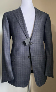 Neuer 4500 $ Giorgio Armani Herrenanzug aus weicher Wolle DK Grau CK 42R US (52R Eu) Italien