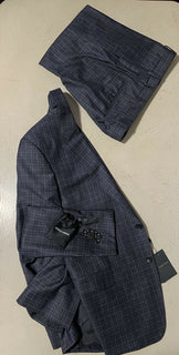 Neuer 4500 $ Giorgio Armani Herrenanzug aus weicher Wolle DK Grau CK 42R US (52R Eu) Italien