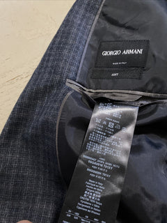 Neuer 4500 $ Giorgio Armani Herrenanzug aus weicher Wolle DK Grau CK 42R US (52R Eu) Italien