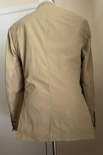 Neu mit Etikett: 1995 Brunello Cucinelli Herren Sportmantel Technischer Blazer Beige 40R US Italien