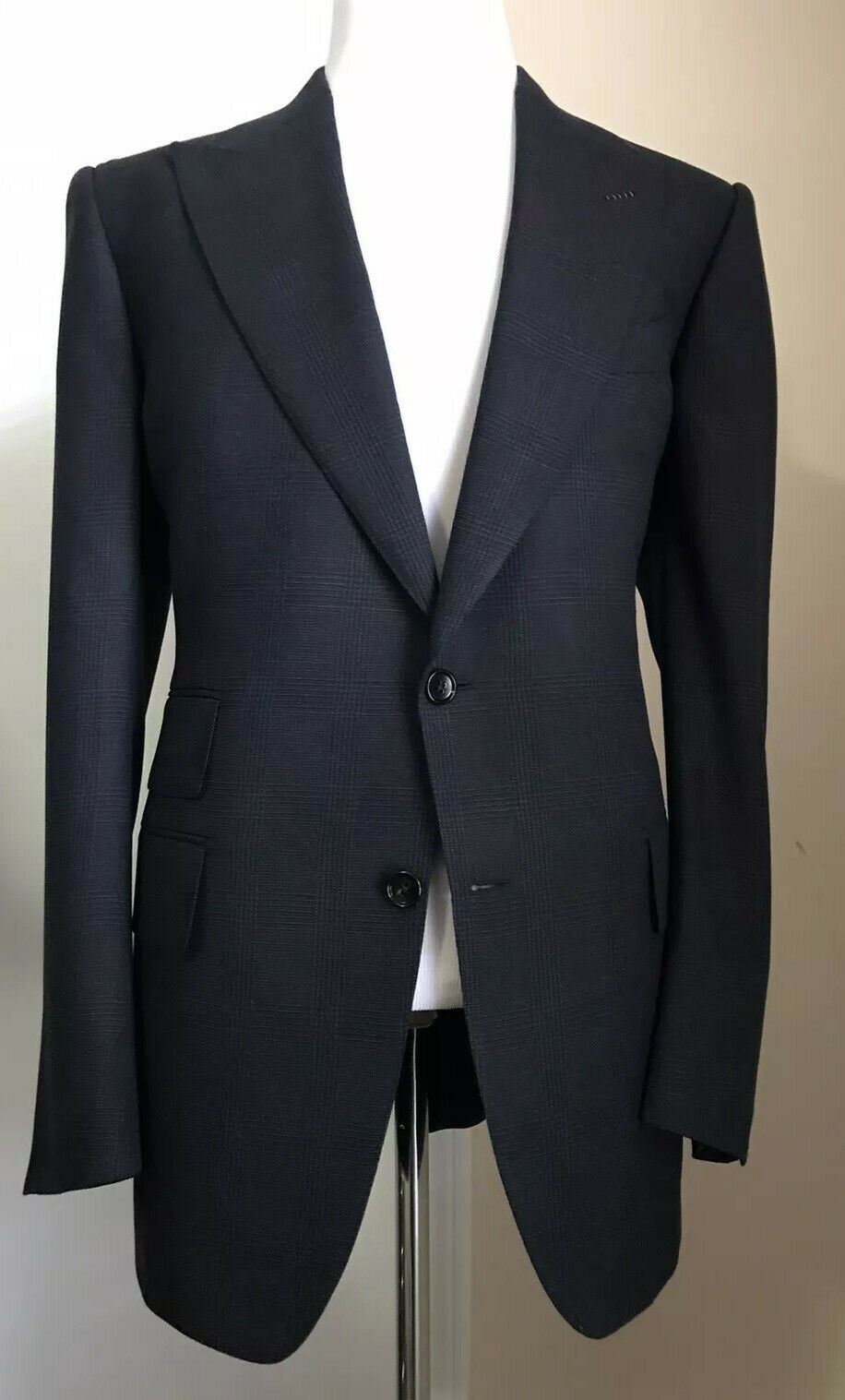 NWT $3770 TOM FORD Men Windsor Sport Coat Jacket Blazer Navy 43R US/54 Eu
