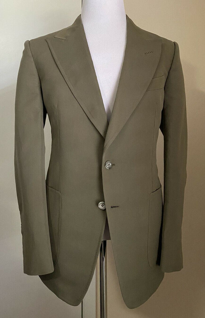 Neu mit Etikett: 3870 $ TOM FORD Herren Shelton Sportmantel Jacke Blazer Grün 41 US/52 Eu Ita