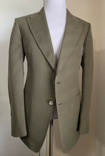 Neu mit Etikett: 3870 $ TOM FORD Herren Shelton Sportmantel Jacke Blazer Grün 41 US/52 Eu Ita