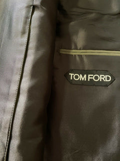 Neu mit Etikett: 3870 $ TOM FORD Herren Shelton Sportmantel Jacke Blazer Grün 41 US/52 Eu Ita