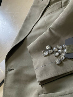 Neu mit Etikett: 3870 $ TOM FORD Herren Shelton Sportmantel Jacke Blazer Grün 41 US/52 Eu Ita