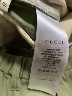 Новые мужские джеггинсы Gucci за 1200 долларов, зеленые 36 США (52 ЕС), сделано в Италии