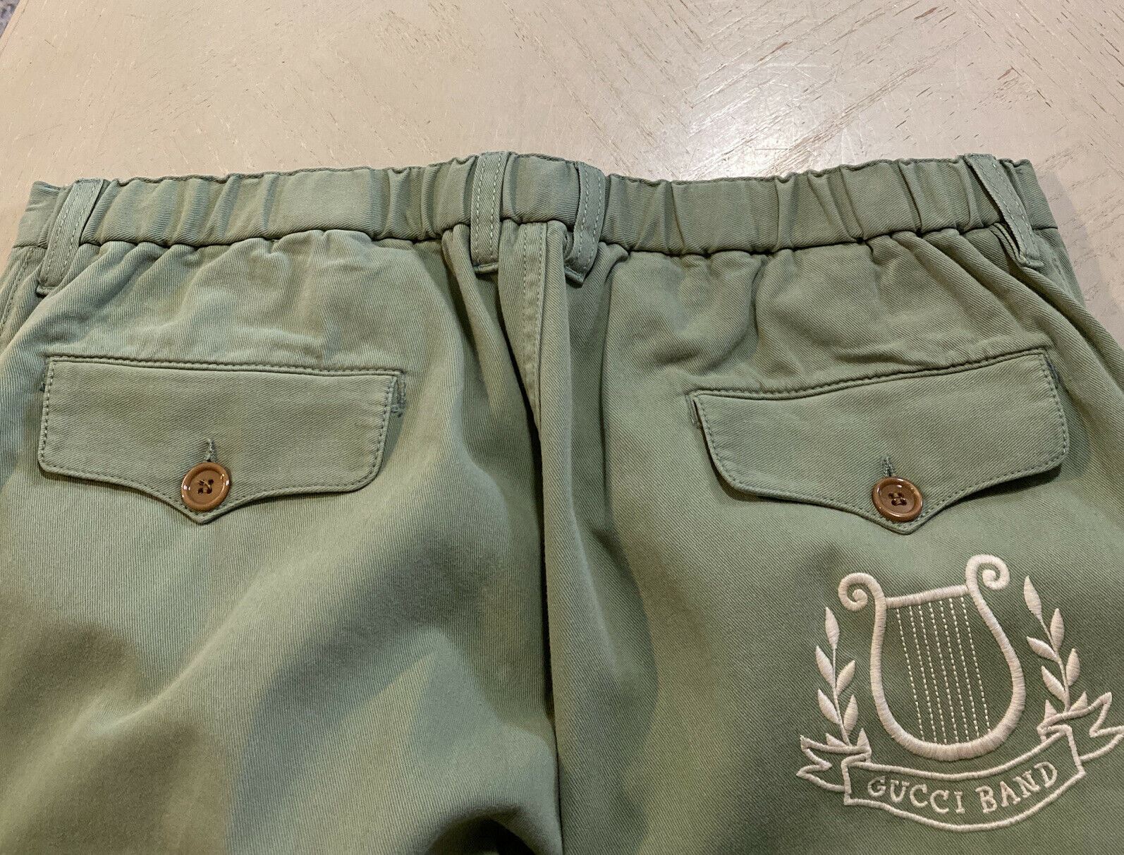 Neue Jegging-Hose für Herren im Wert von 1.200 $, Grün, 36 US (52 Eu), hergestellt in Italien