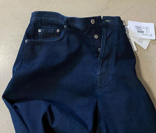 Neu mit Etikett: 1295 $ Valentino Herren-Jeans mit Logo-Tasche Blau/Rot 36 (gemessen 38) US
