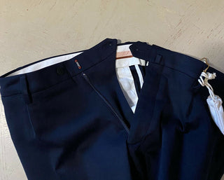 Neu mit Etikett: 995 $ Loro Piana Herren-Anzughose Marineblau 40 US (56 Eu) Italien