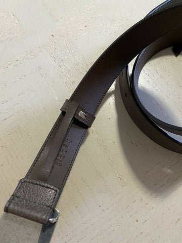 Новый мужской ремень Gucci из натуральной кожи GG Monogram Коричневый 100/40 Италия