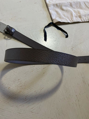 Новый мужской ремень Gucci из натуральной кожи GG Monogram Коричневый 100/40 Италия