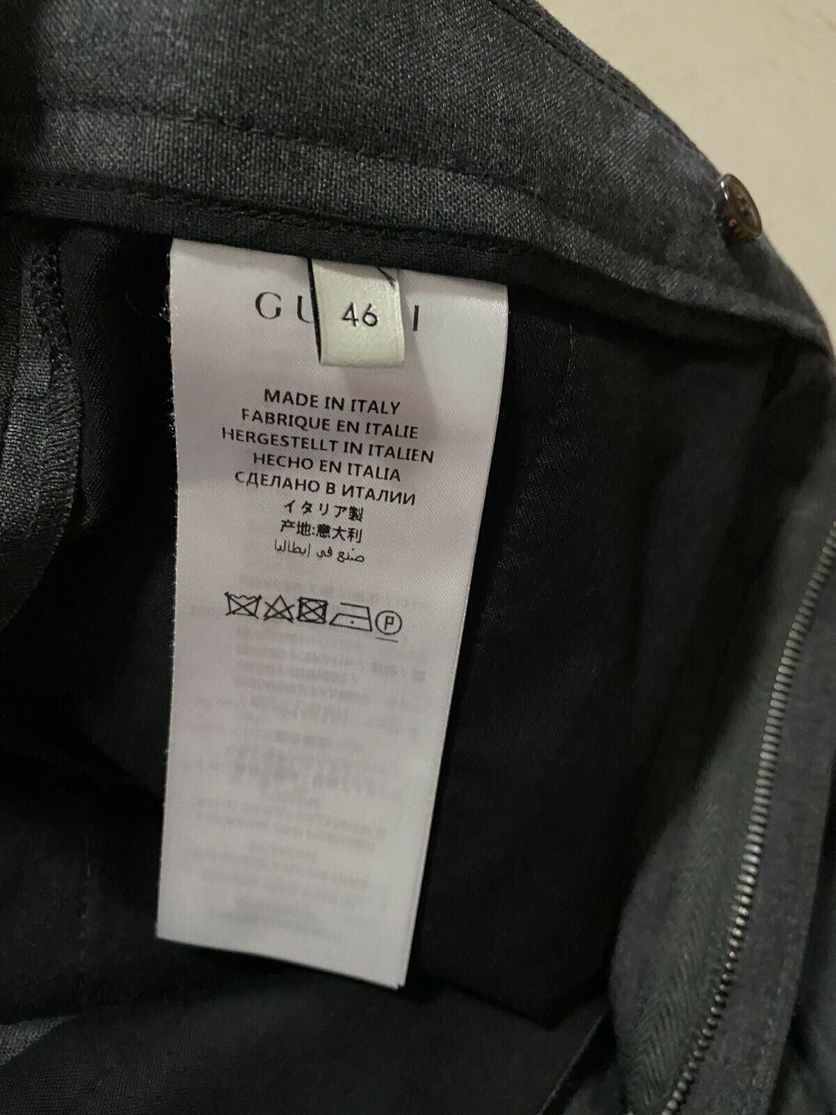 NWT $790 Gucci Mens Short Pants DK Gray Size 30 US ( 46 Eu ) Italy