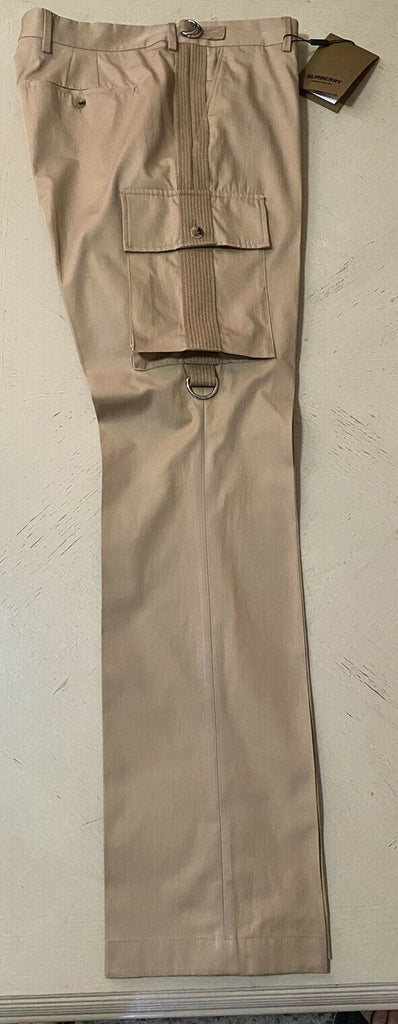 Neu mit Etikett: 630 $ Burberry Herrenhose Pale Coffee 34 US (50 Eu) Italien
