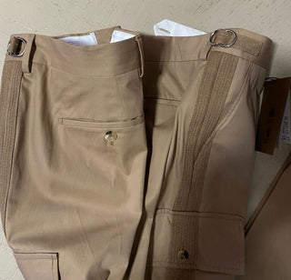 Neu mit Etikett: 630 $ Burberry Herrenhose Pale Coffee 34 US (50 Eu) Italien