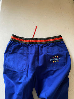 Neue 980 $ Gucci Herren Gucci Band Jegging Hose Blau 34 US (50 Eu) Hergestellt in Italien