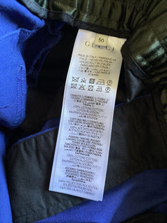 Neue 980 $ Gucci Herren Gucci Band Jegging Hose Blau 34 US (50 Eu) Hergestellt in Italien
