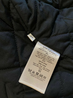 Neu $ 5700 Bottega Veneta Herren Motorrad Lederjacke Mantel Schwarz 40 US/50 Eu