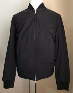 Neu $5995 Brunello Cucinelli Herren Wende-Lederjacke Mantel DK Braun/Navy L