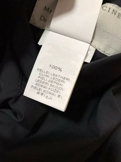 Neu $5995 Brunello Cucinelli Herren Wende-Lederjacke Mantel DK Braun/Navy L