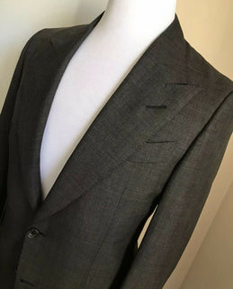 NWT $3970 TOM FORD Men Giacca Jacket Blazer DK Gray 36 US/46 Eu Switzerland