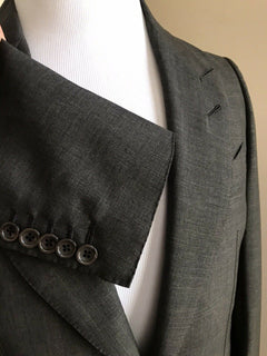 NWT $3970 TOM FORD Men Giacca Jacket Blazer DK Gray 36 US/46 Eu Switzerland