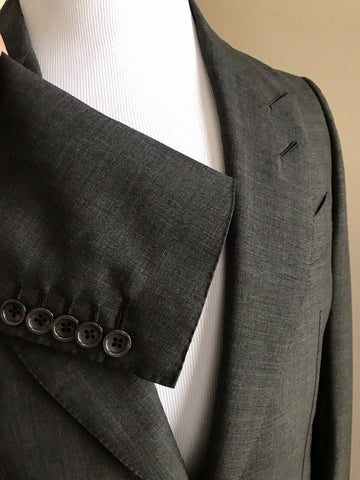 Neu mit Etikett: 3970 $ TOM FORD Herren Giacca Jacke Blazer DK Grau 36 US/46 Eu Schweiz