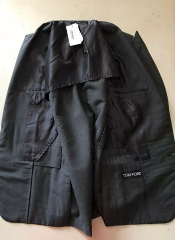 Neu mit Etikett: 3970 $ TOM FORD Herren Giacca Jacke Blazer DK Grau 36 US/46 Eu Schweiz