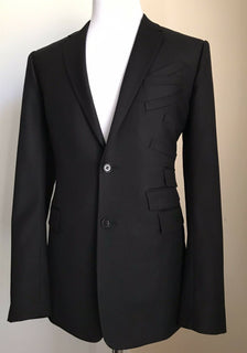 Neu mit Etikett: 3250 $ Dior Herren Sportmantel Jacke Blazer Schwarz 40R US (50R Eu) Italien
